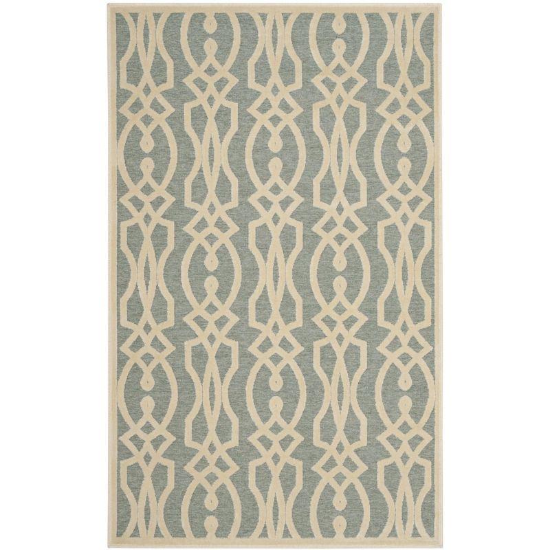 Martha Stewart Villa Screen - MSR4485 - Indoor Power Loomed Runners - Rainwater - 2'7"x4'