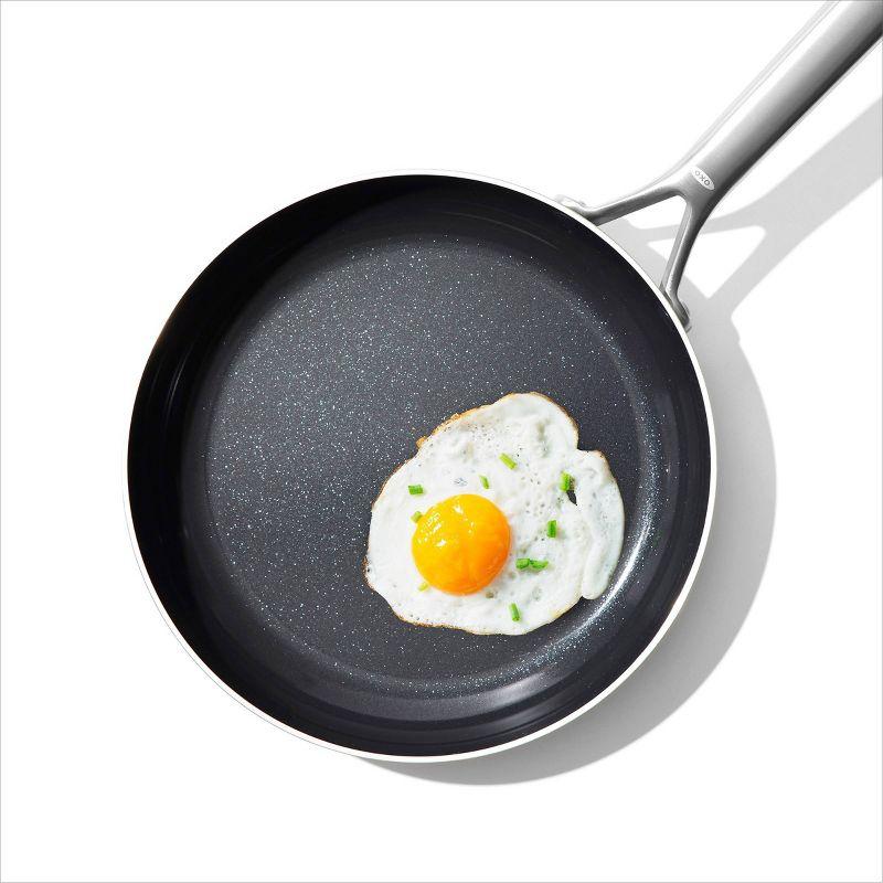 OXO Mira 3-Ply Stainless Steel Non-Stick Frying Pan Set, 8" And 10"