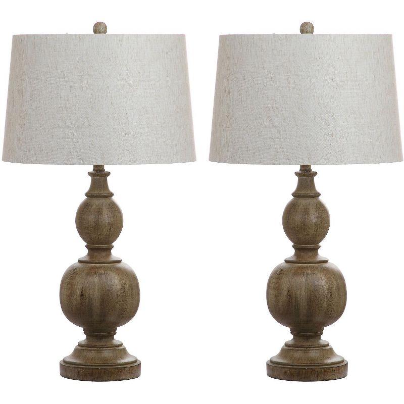 Araceli Table Lamp (Set of 2) - 31.5 Inch Height - LIT4525 - Brown - Safavieh