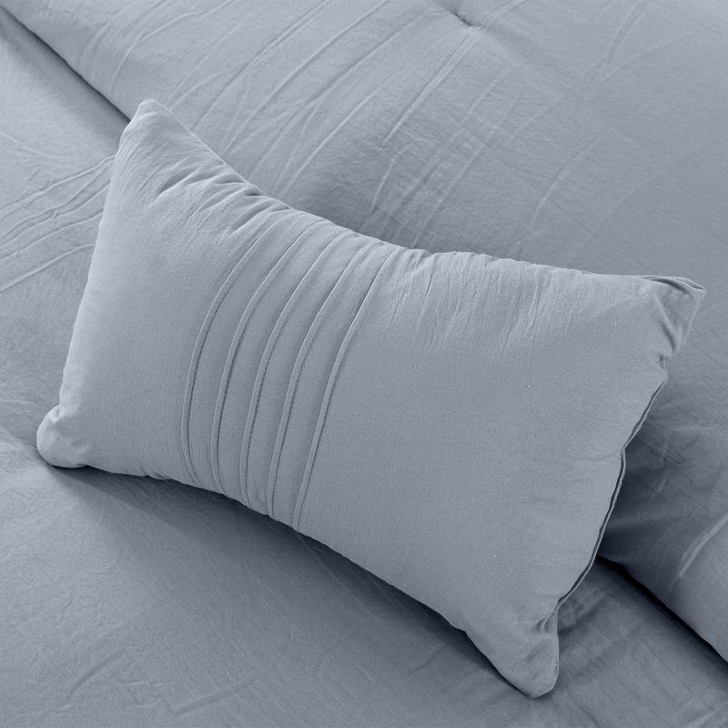 Modern Threads Modern Threads - Beck Comforter Set - Down Alternative Brushed Microfiber - Elegant All Season Bedspread Set - includes Comforter, Shams, & Decorative Pillow