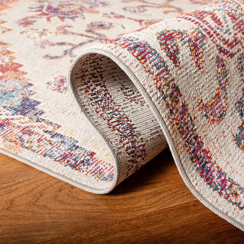 Crystal CRS501 Loomed Indoor Area Rug - Light Blue/Burgundy - 11'x16' - Safavieh