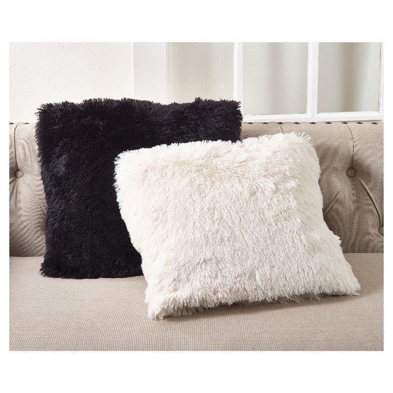 Juneau Faux Fur Throw Pillow