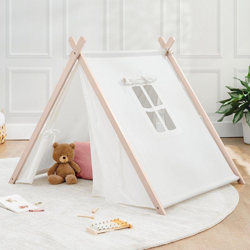 Comfy Cubs Kids Play Tent - Spacious & Stylish Kids Tent Made with 100% Breathable Cotton Canvas  By Comfy Cubs