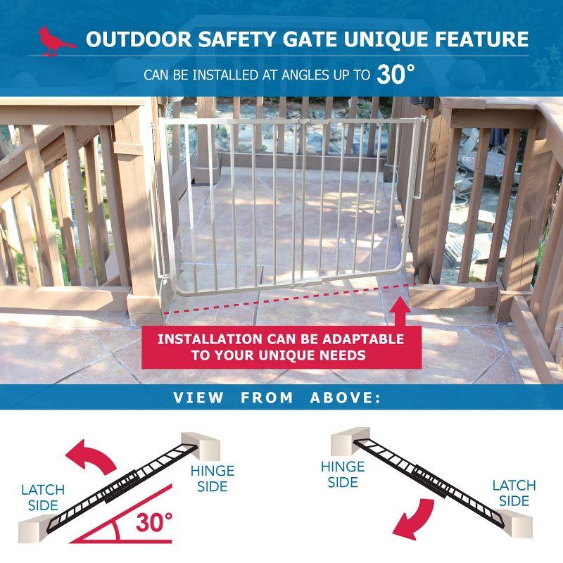 Cardinal Gates SS30OD Outdoor Baby & Pet Gate for Stairs