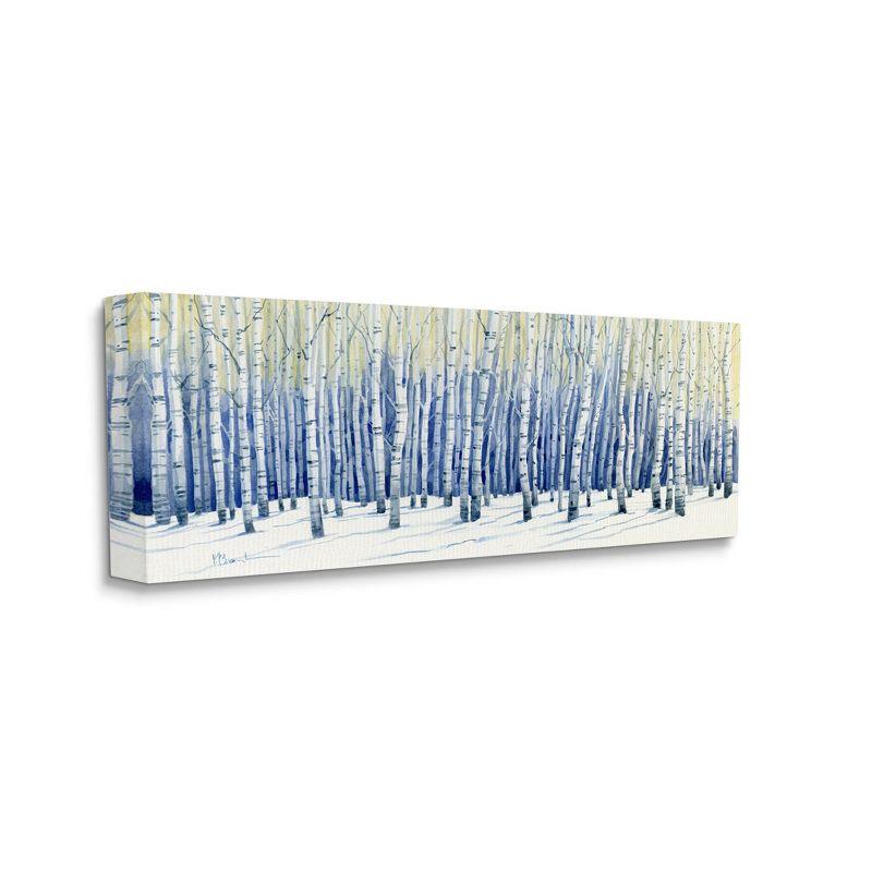 Stupell Industries Looming Winter Birch Trees Canvas Wall Art