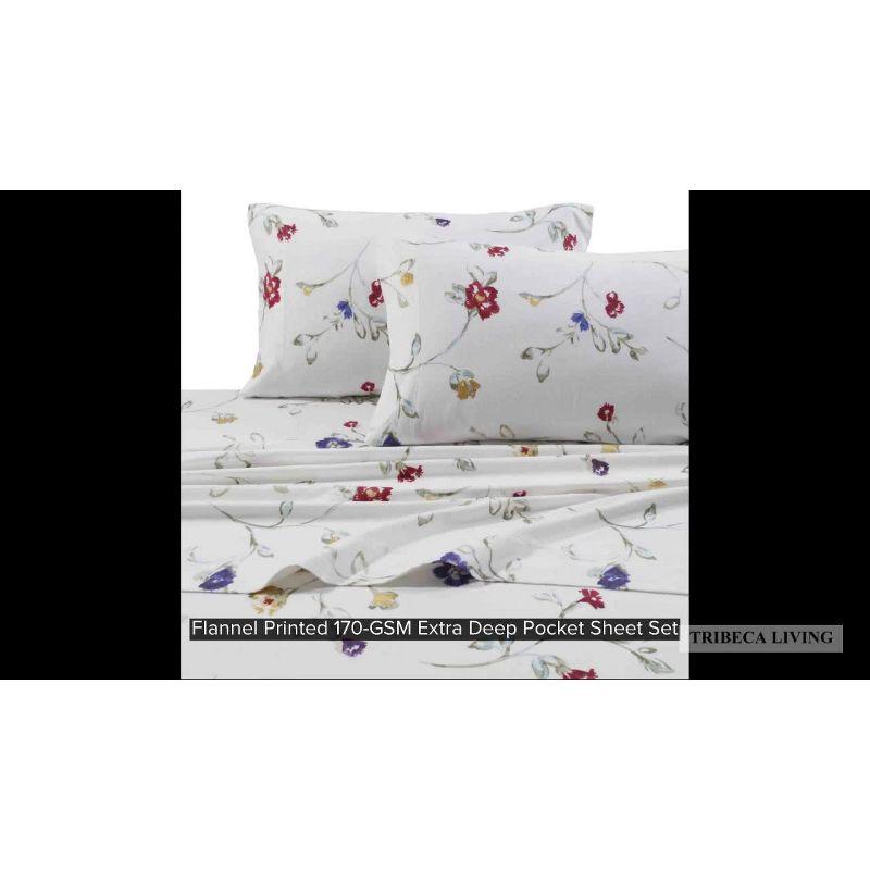 Tribeca Living Cozy Flannel Plaid Sheet Set
