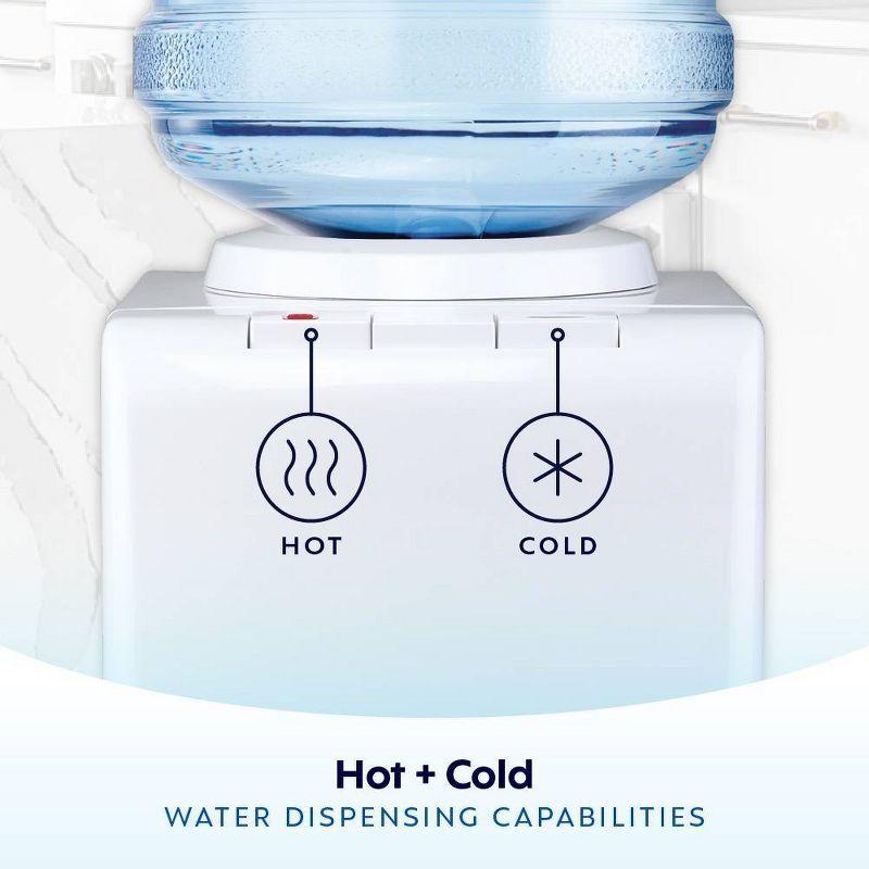Primo Water Dispenser: Freestanding Electric, Hot & Cold, 135.26 Volume, Energy Star Certified, 1-Year Warranty