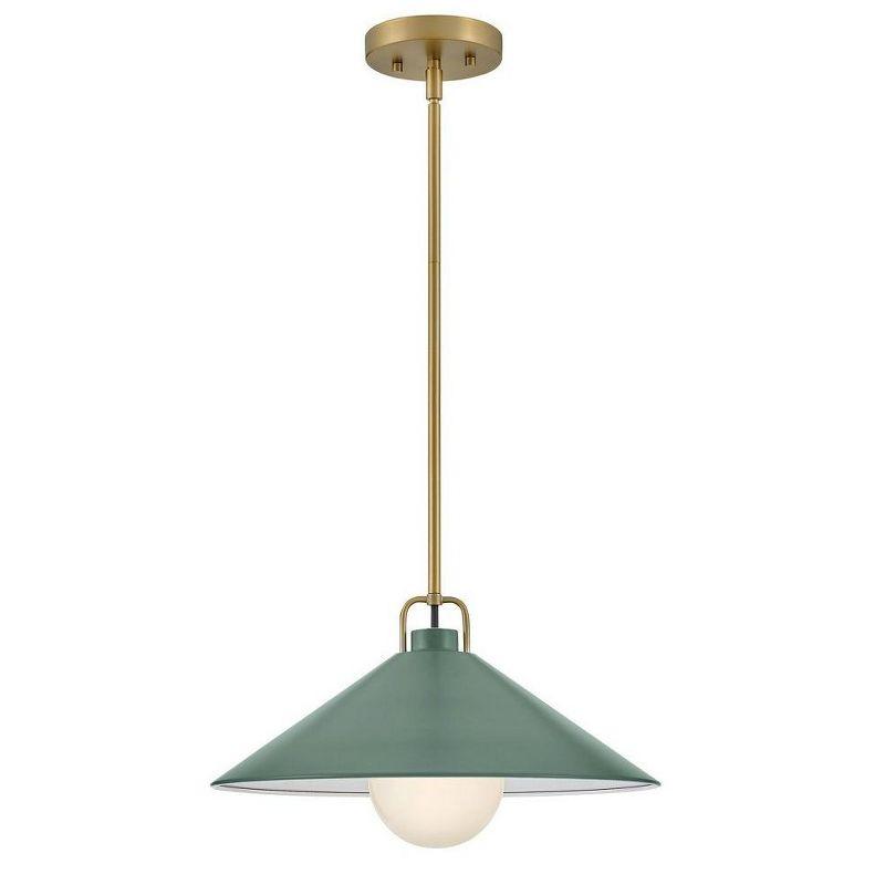 Zoë Single Light Metal Steel Dimmable Pendant