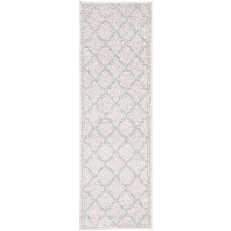 Amherst AMT422 Power Loomed Indoor Runner Rug - Beige/Light Grey - 2'3"x19' - Safavieh