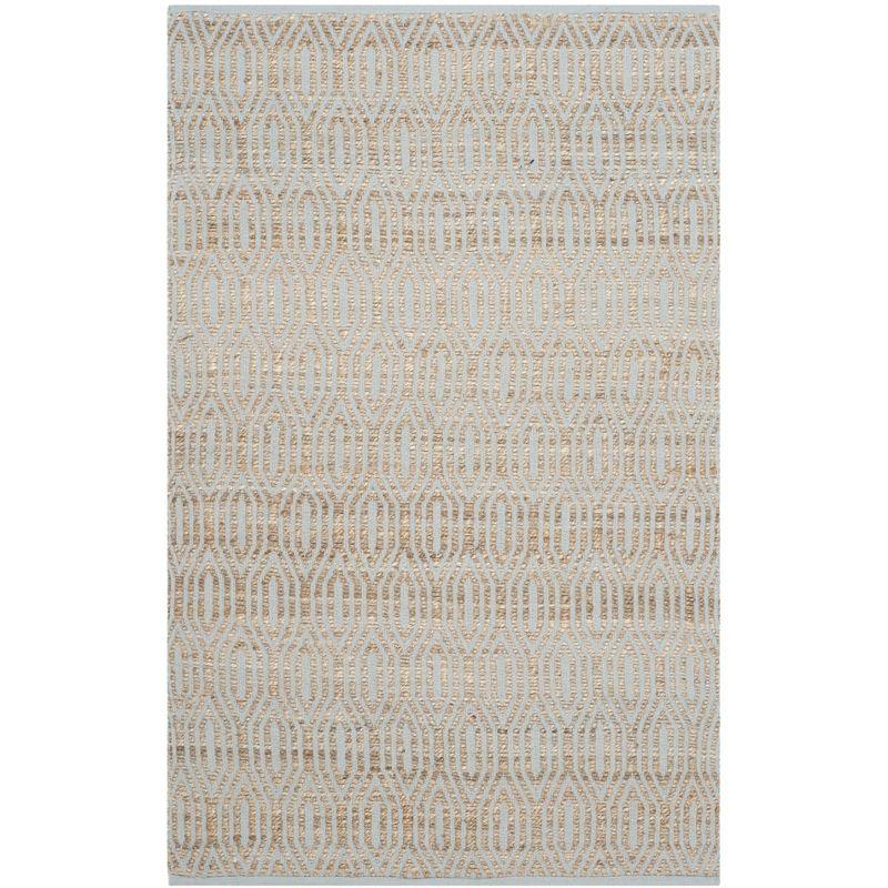 Safavieh Bourne Hand Woven 80% Jute, 20% Cotton Geometric Rug