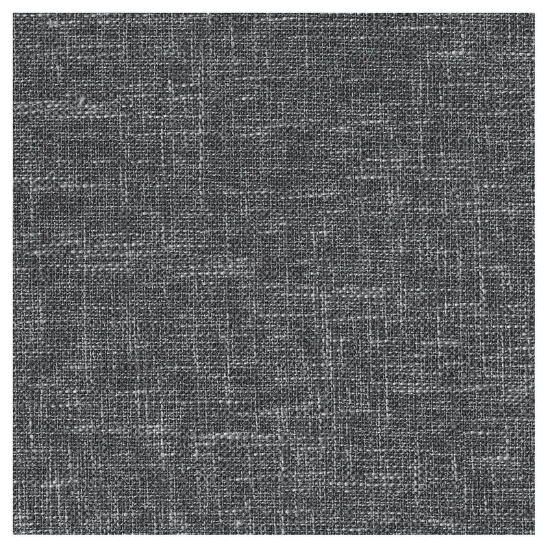 Modern Swoop Accent Chair with Nailhead Trim Slate Gray - HomePop: Upholstered, Dark Walnut Wood Legs, 250lb Capacity