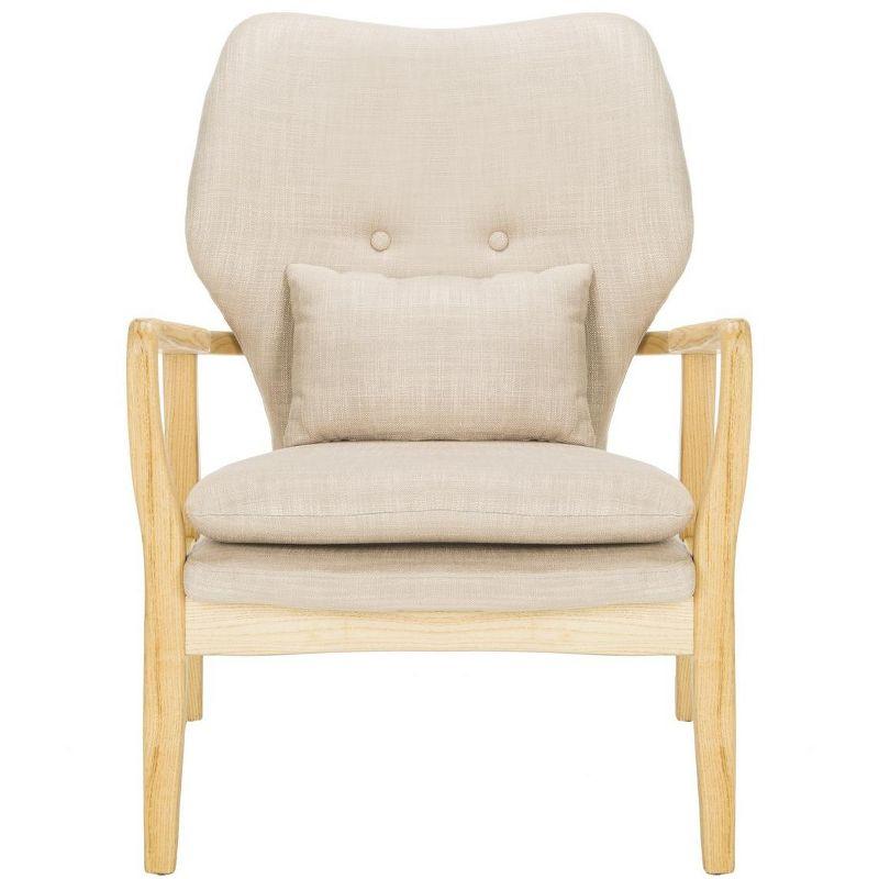 Tarly Accent Chair - ACH9500B - Beige/Natural - Safavieh