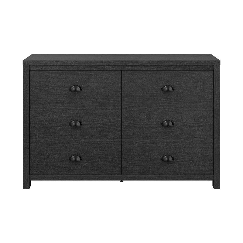 Galano Cinzia 6 Drawer 46.6 in. Wide Teen Dresser (Sturdy, Effortless Assembly with Interlocking Drawers)