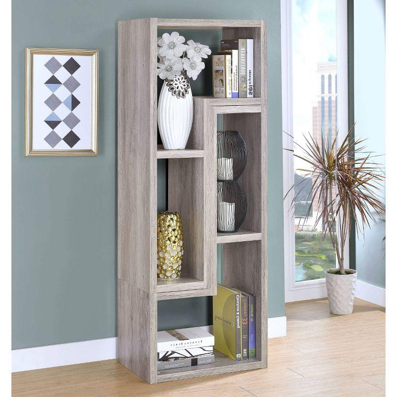 22" Velma 4 Shelf Multipurpose Modular Bookcase TV Stand – Coaster