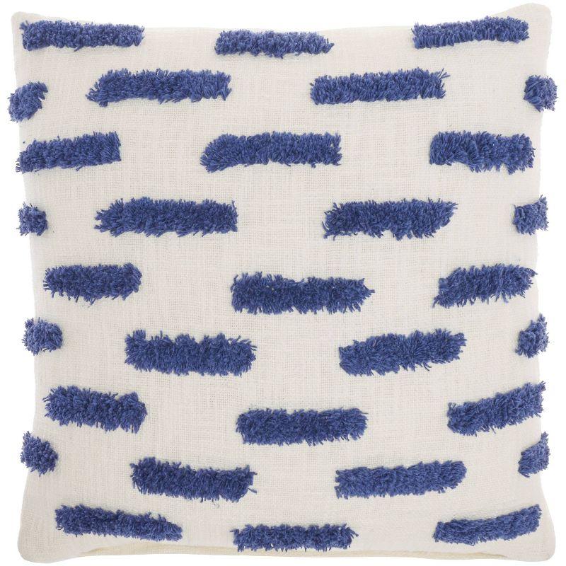 Cotton Reversible Throw Pillow