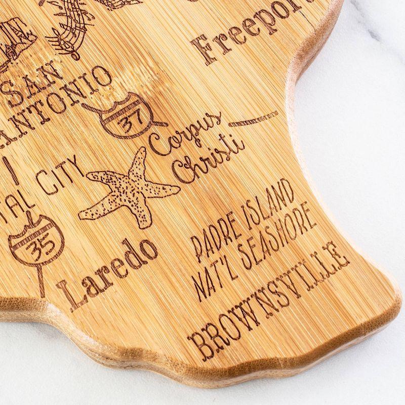 Totally Bamboo Destination Texas Cutting Board