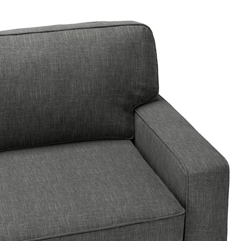 Serta Palisades 61" Track Arm Sofa, Easy Care Fabric, Soft Pillow Back, Pocket Coil Seat Cushions