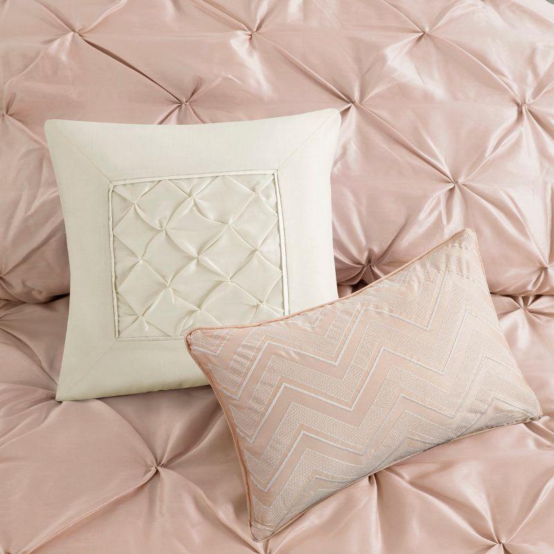 Madison Park Laurel 7 Piece Tufted Comforter Set