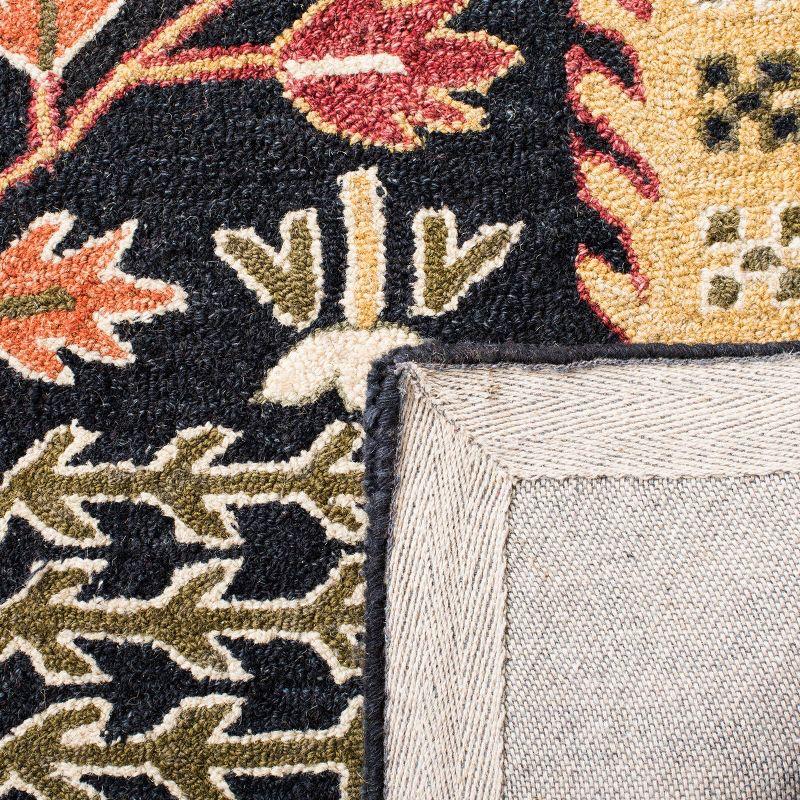 Aspen APN522 Hand Tufted Indoor Area Rug - Black/Red - 6'x9' - Safavieh