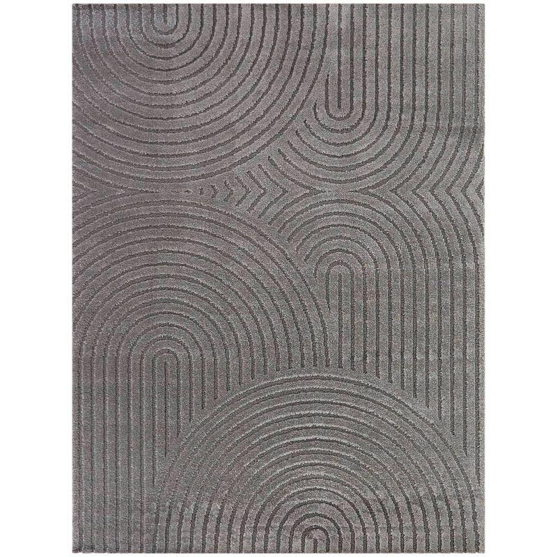 7'10"x10' Caserio Mid-Century Modern Abstract Rug Gray - Balta Rugs: Fade & Stain-Resistant, Pet Friendly, OEKO-TEX Certified