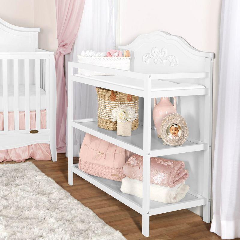 Sweetpea Baby Jasmine Changing Table in White