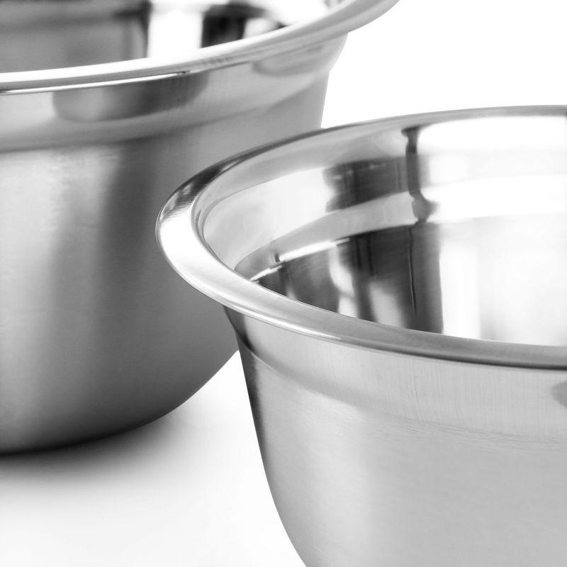 Oster Rosamond 3-Piece Stainless Steel Mixing Bowl Set