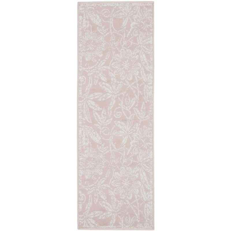 Nourison Whimsicle WHS05 Indoor only Area Rug - Pink 2' x 6'
