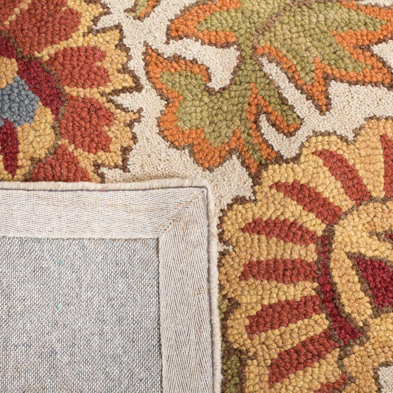 Blossom BLM912 Hand Hooked Area Rug - Ivory/Multi - 3'x5' - Safavieh.