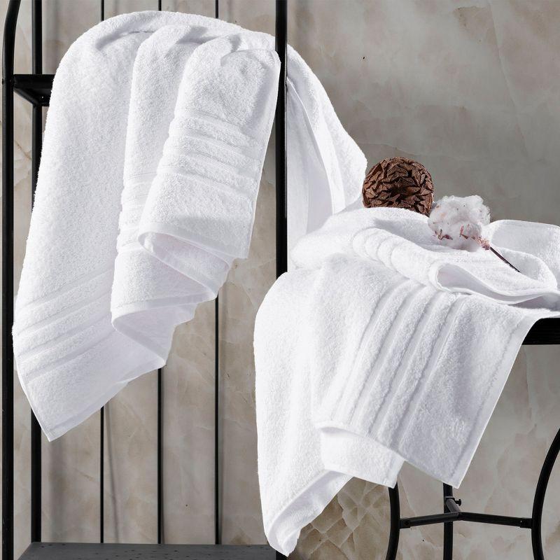 Hammam Linen Burgundy Jumbo Large Bath Sheets Towels 2-Pack Soft and Absorbent, Premium Quality 100% Cotton Towels