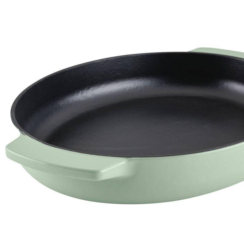 KitchenAid® KitchenAid Cast Iron Oval Au Gratin Roasting Pan Suitable - 2.5 Quart