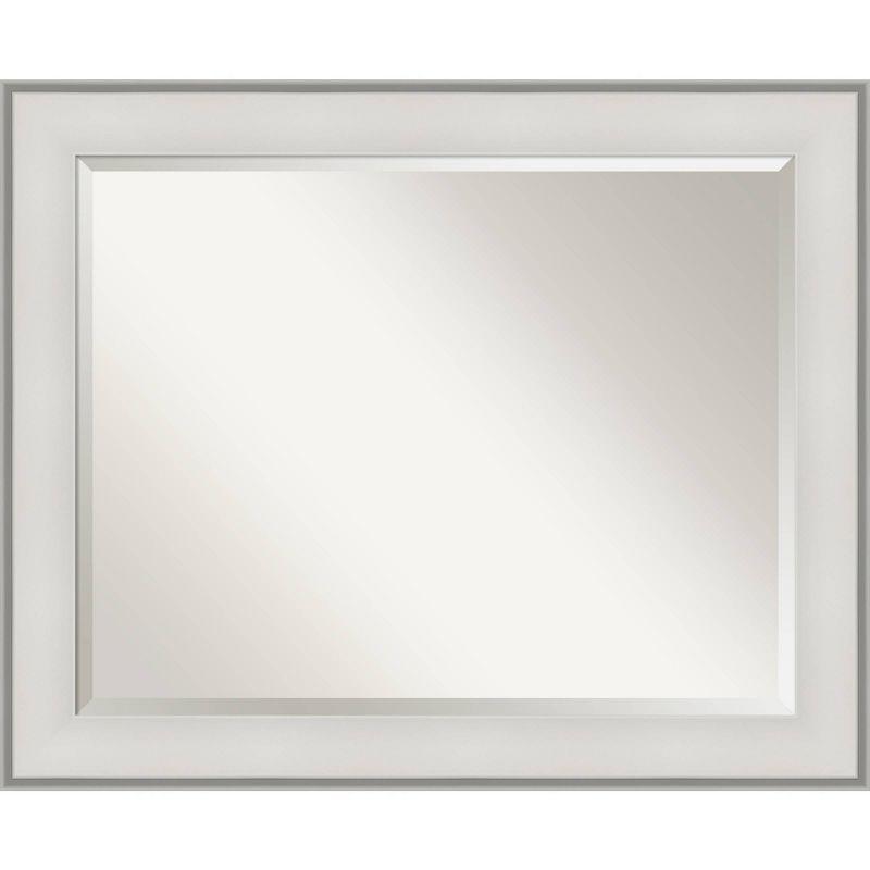 Imperial Silver Rectangular 33" x 40" Bathroom Vanity Wall Mirror