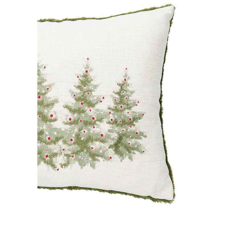 C&F Home Winter Trees 13" x 20" Embellished Throw Pillow