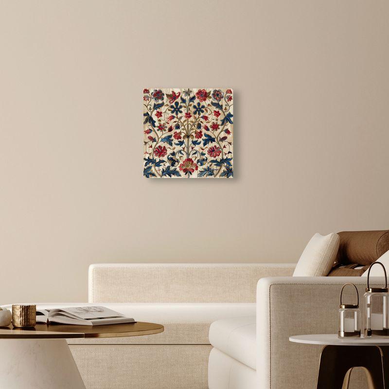 Art Remedy Ivory Floral Embroidery Chic Farmhouse Wall Art by Art Remedy