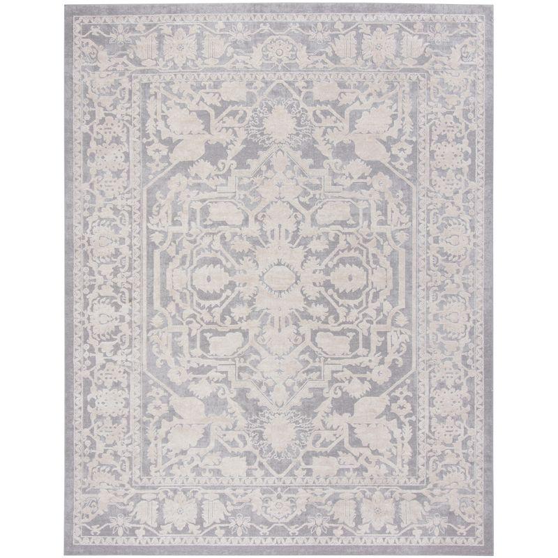 Reflection RFT665 Power Loomed Indoor Area Rug - 11'x15' - Light Grey/Cream - Safavieh