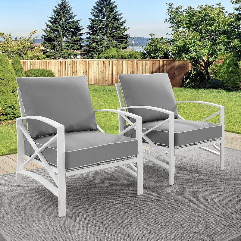 Crosley 2pc Kaplan Outdoor Patio Chair Set