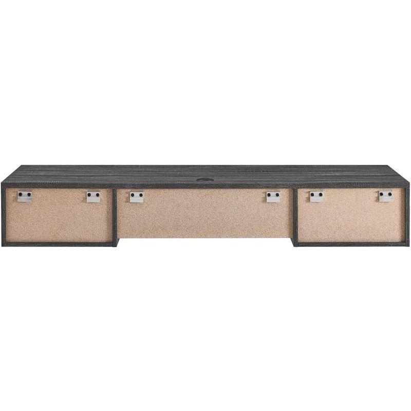 Modway Modway Render Wall Mount Wood Office Desk