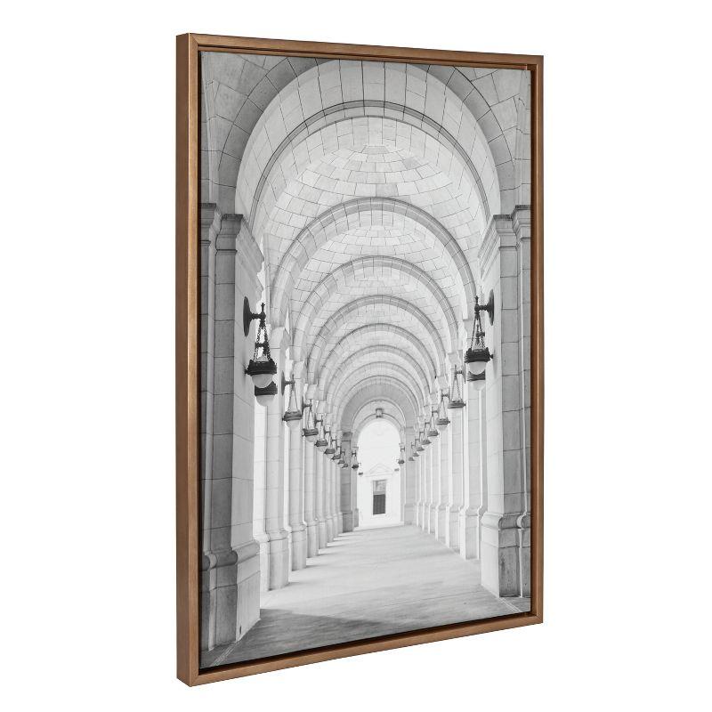 Kate and Laurel Sylvie Union Station Framed Canvas by Golie