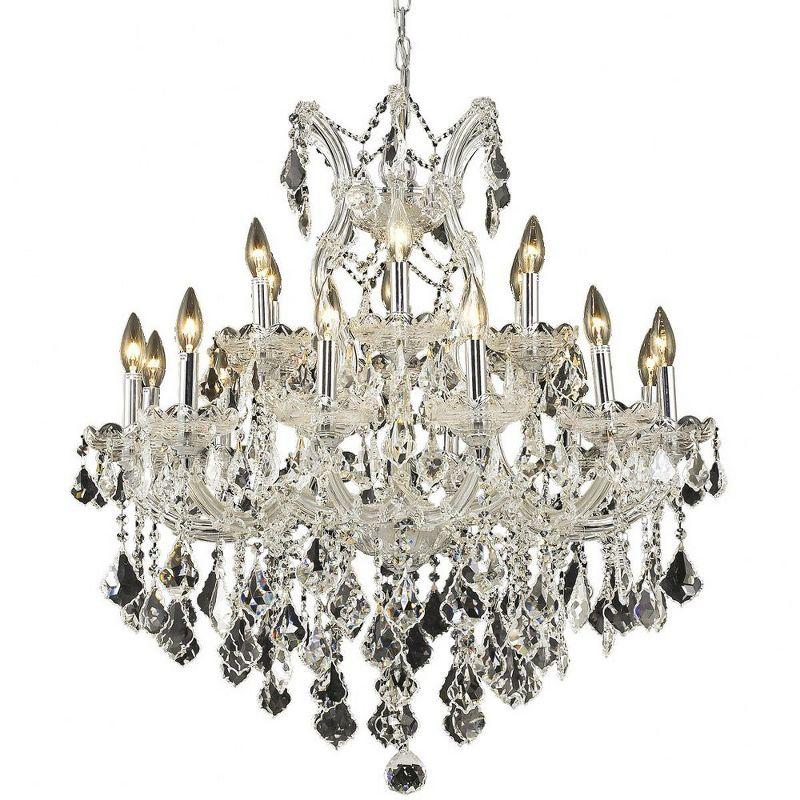 Elegant Lighting Maria Theresa 19 - Light Chandelier in  Chrome