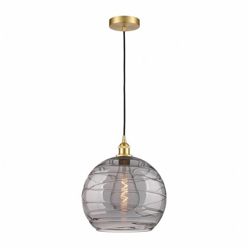 Innovations Lighting Athens Deco Swirl 1 - Light Pendant in  Satin Gold