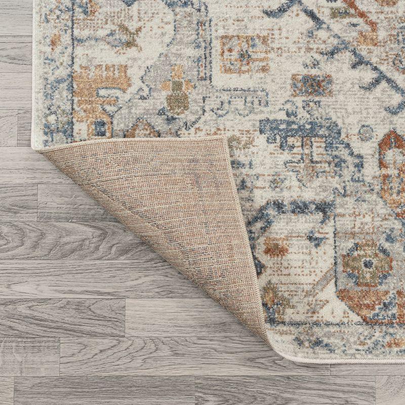 JONATHAN Y Shaemus Bohemian Medallion Low-Pile Machine-Washable Indoor Area Rug