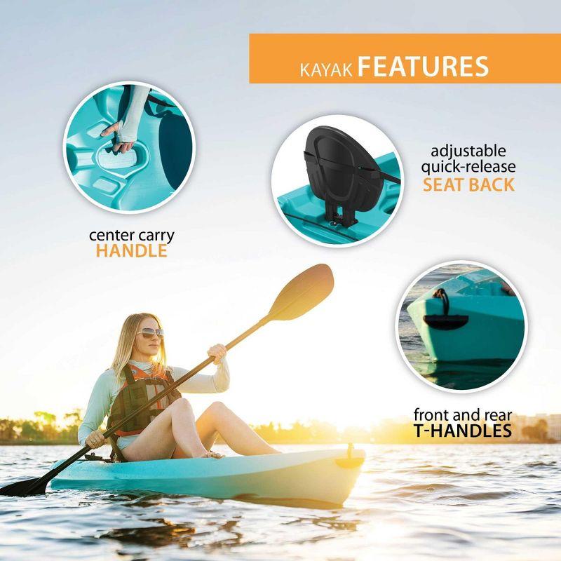 Lifetime Daylite 80 Sit-On-Top Kayak (Paddle Included) - Aqua - 90811