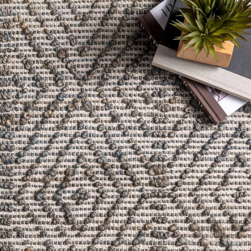 Alden Textured Diamonds Area Rug Dark Gray - nuLOOM