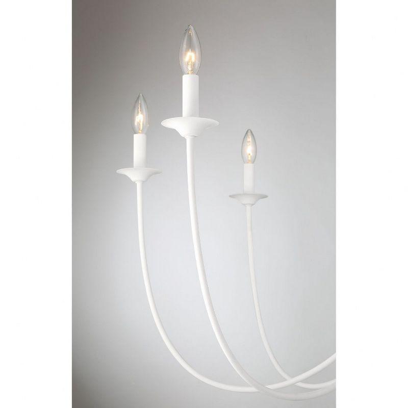 Savoy House Stonecrest 8 - Light Chandelier in  Bisque White