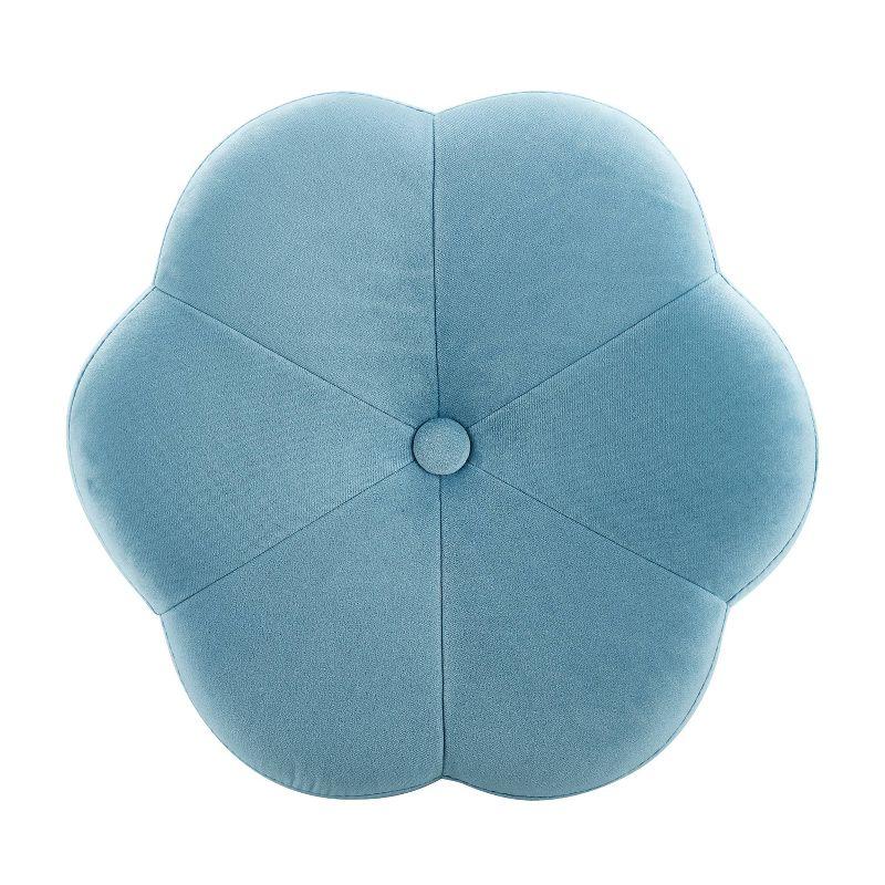 Ciara Flower Cushioned Vanity Stool