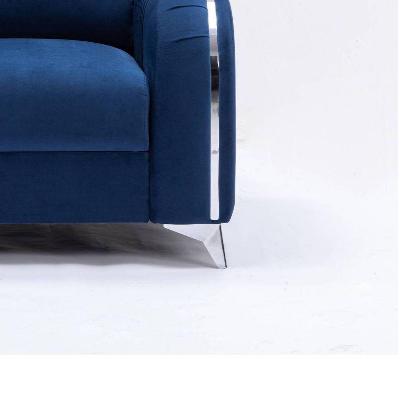 Acme Furniture Wenona Accent Chair Blue Velvet