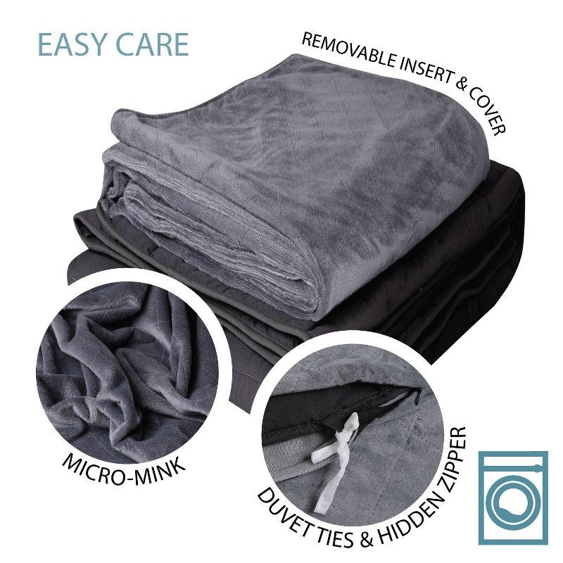 Swift Home Weighted Gravity Blanket with Removable Blanket