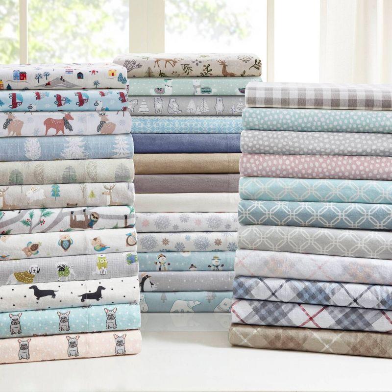 True North by Sleep Philosophy Cozy Cotton Flannel Printed Sheet Set