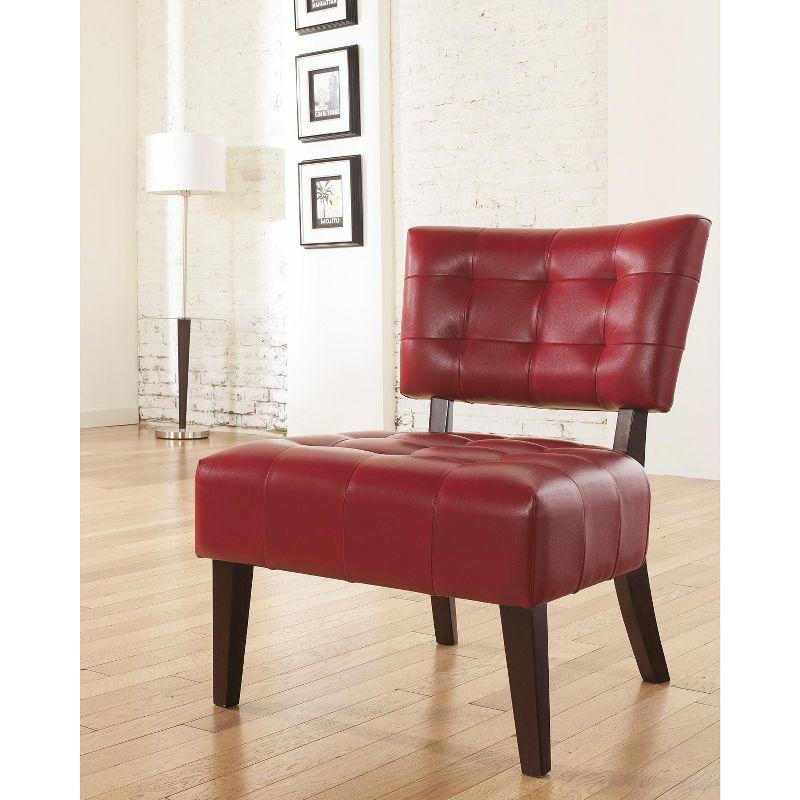 Roundhill Furniture Tufted Accent Chair with Oversized Seating