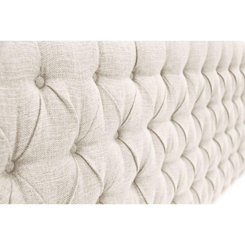 Elle Decor Elle Decor Celeste Tufted Upholstered Padded Headboard with Contemporary Button Tufting