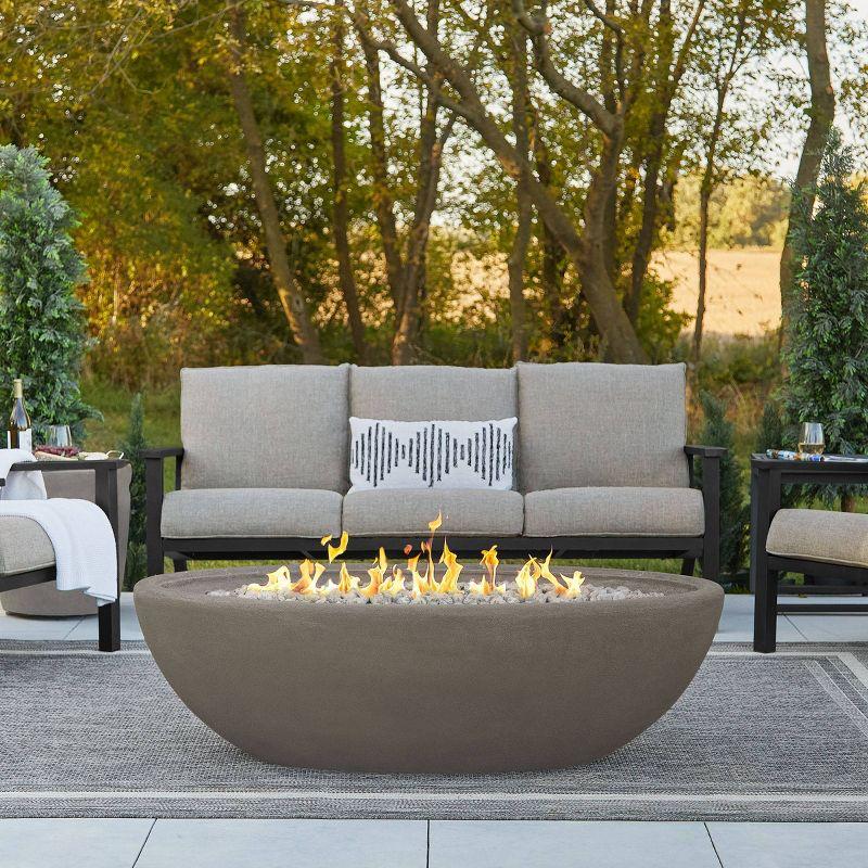 Fernanda Fire Bowl - Gray / Large Oval